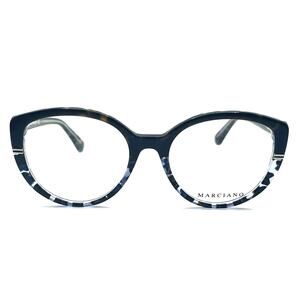 MARCIANO GM0375 BLACK/BLUE/CLEAR EYEGLASSES SUNGLASSES FRAMES 52-18-145
